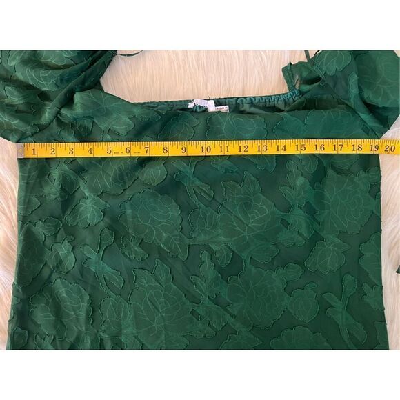 Princess Polly Star Power Mini Dress Forest Green (Sz 10) - Picture 6 of 11